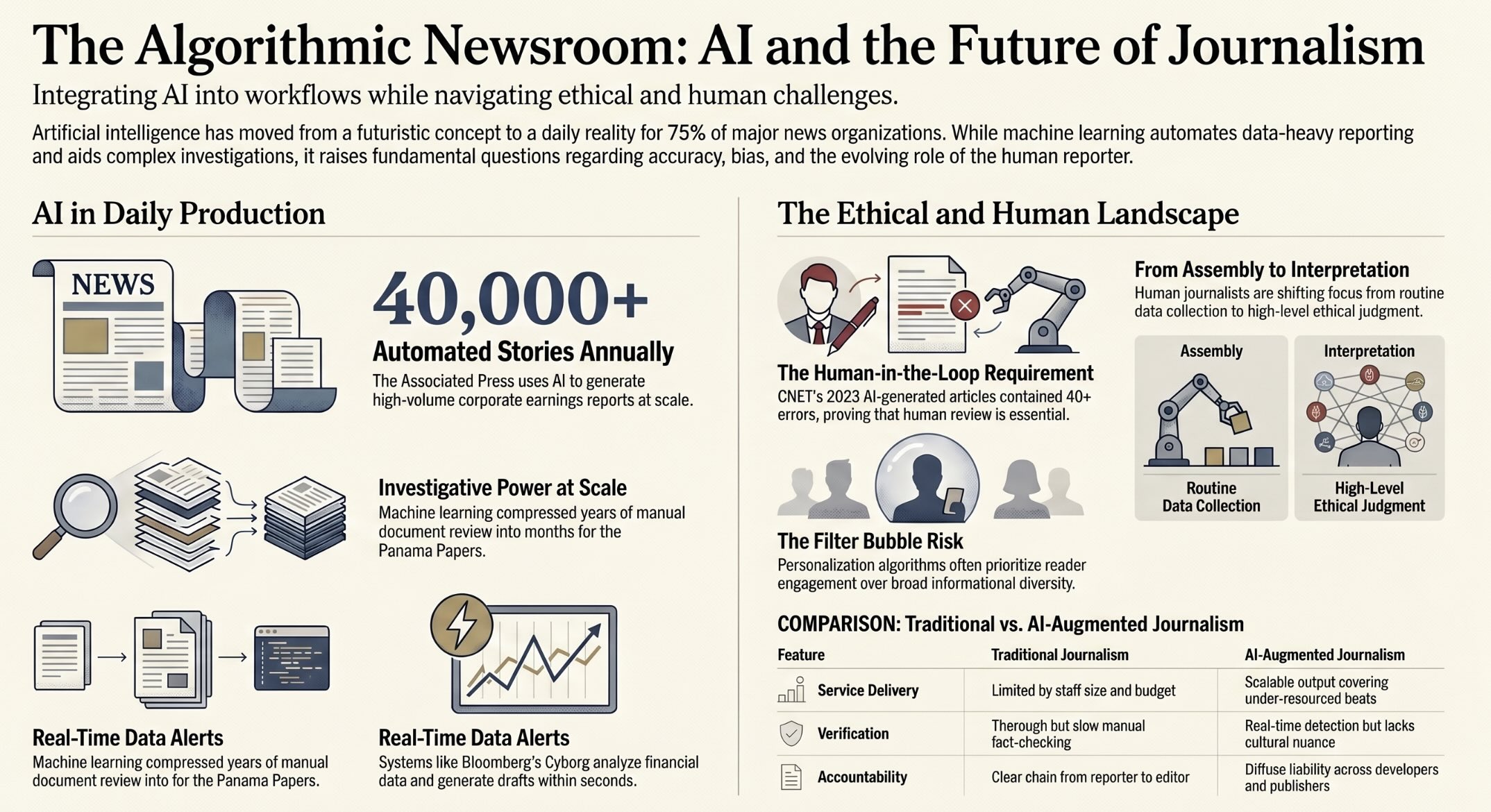 The Algorithmic Newsroom: Artificial Intelligence and the Future of Journalism. Driving news through Natural Language Generation