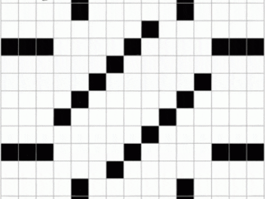 Image of Generated Crossword Puzzle (source https://www.crosswordconstruction.com)