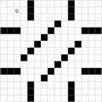 Image of Generated Crossword Puzzle (source https://www.crosswordconstruction.com)