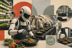 Food robotics – robots are evolving to take over the food industry with AI-powered robotic arms, cobots, and automated kitchen systems in food processing and restaurants