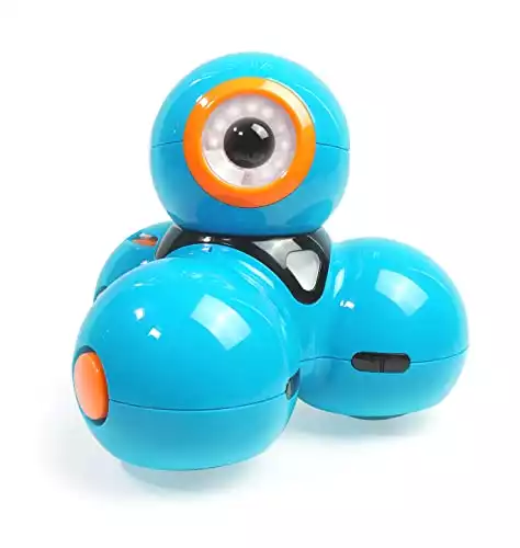 Wonder Workshop Dash Coding Robot for Kids 6+ Voice Activated Navigates Objects 5 Free Programming STEM Apps Creating Confident Digital Citizens , Blue