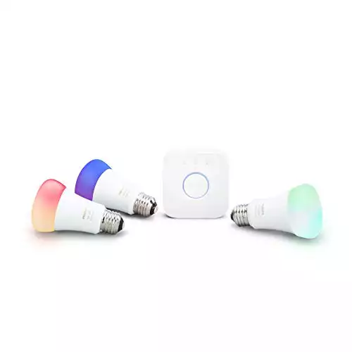 Philips Hue White and Color Ambiance LED Smart Light, A19 Smart Bulbs