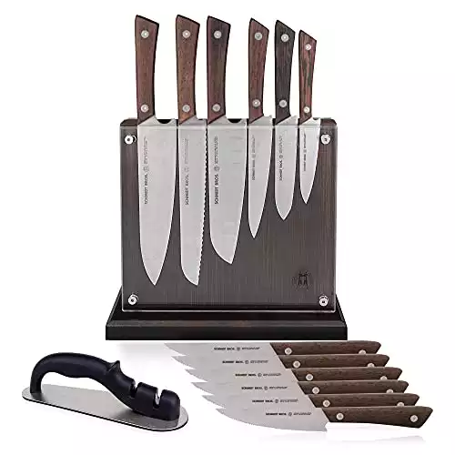 Schmidt Brothers-Cutlery Stone Series 14-Piece Kitchen Knife Set.