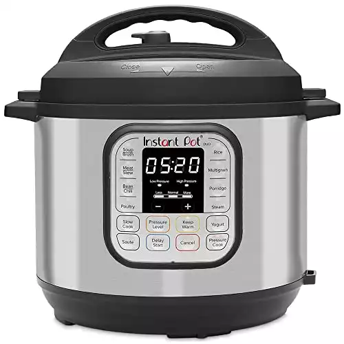 Instant Pot Duo 7-in-1 Electric Pressure Cooker.