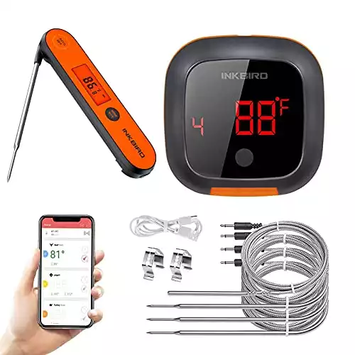 Inkbird Bluetooth BBQ Meat Thermometer IBT-4XS