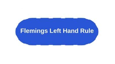 Fleming's Left Hand Rule in Motors and Robotics