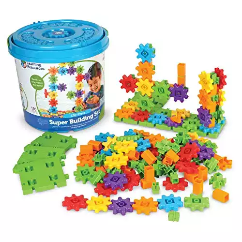 Gears Building Toy Set, STEM Toys.