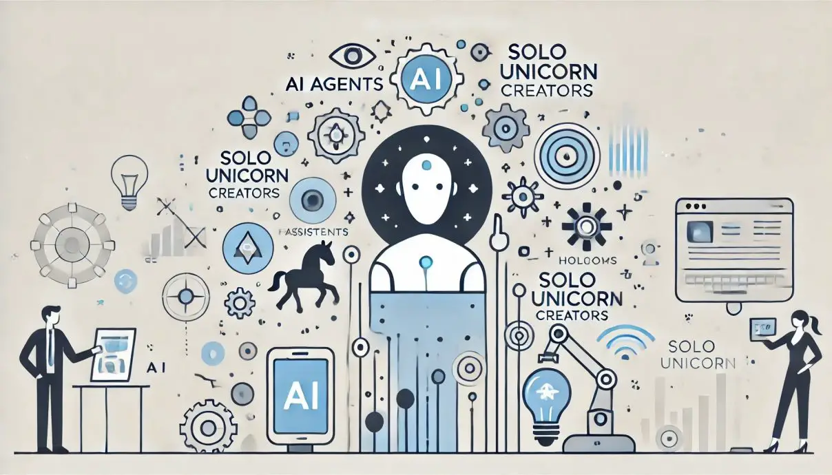 AI Agents Empowering Solo Unicorn Creators