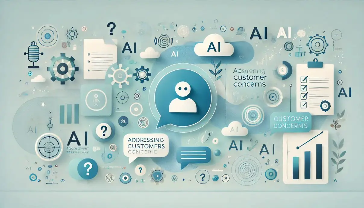 Addressing customer concerns about AI
