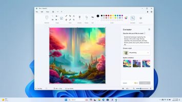 Windows Paint Introduces Generative AI Fill Feature