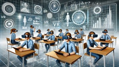 Virtual reality and AI for immersive learning