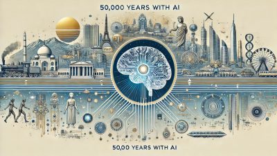 Envisioning Humanity's Future: 50000 Years with AI