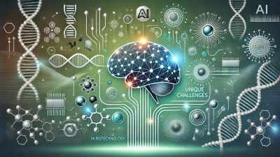 Integrating AI in Biotechnology- Unique Challenges