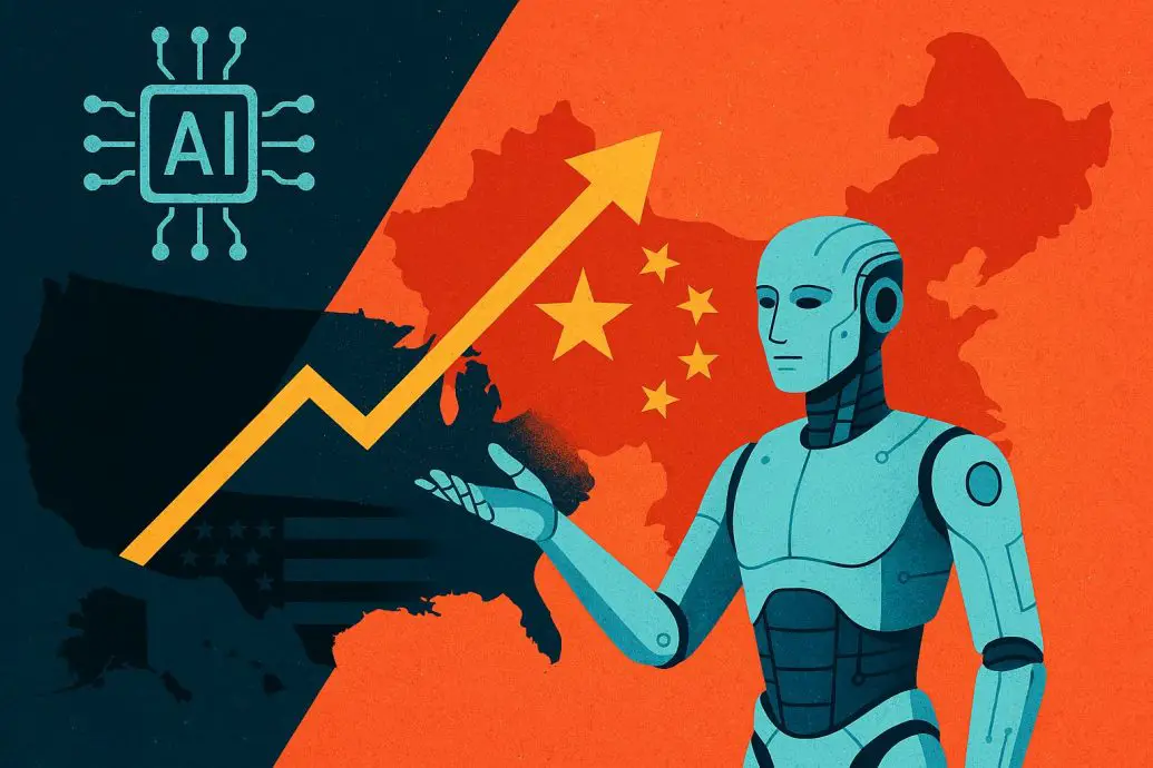 China Accelerates AI Growth, Challenging US