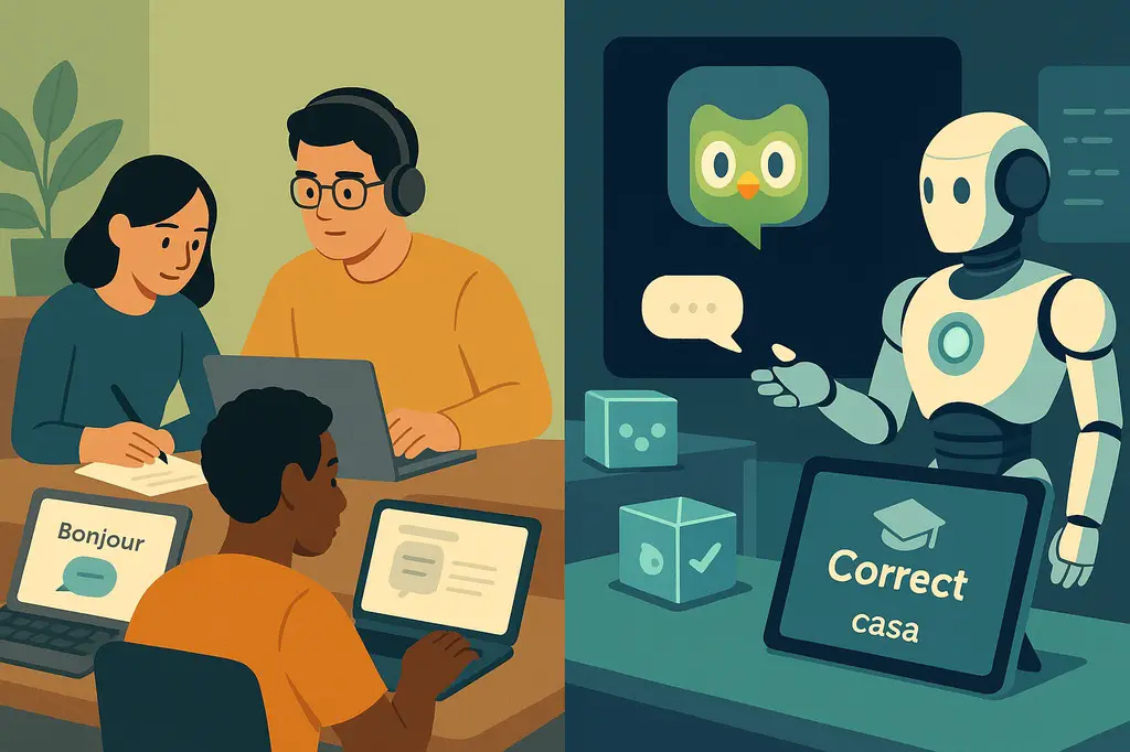 Duolingo Shifts from Contract Workers to AI