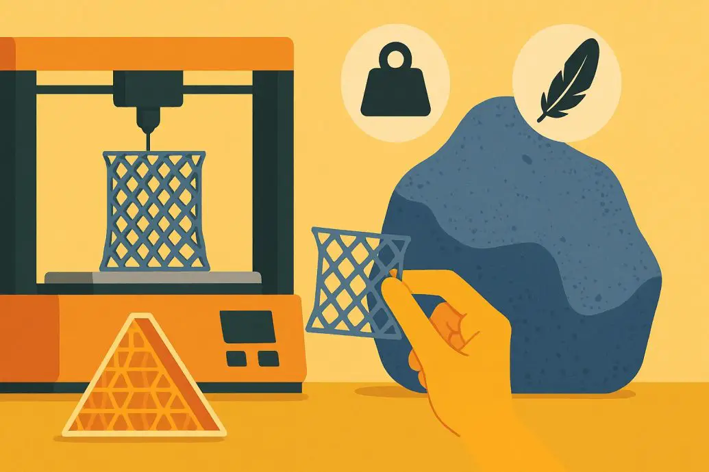 Revolutionary 3D Printed Material Strong and Lightweight