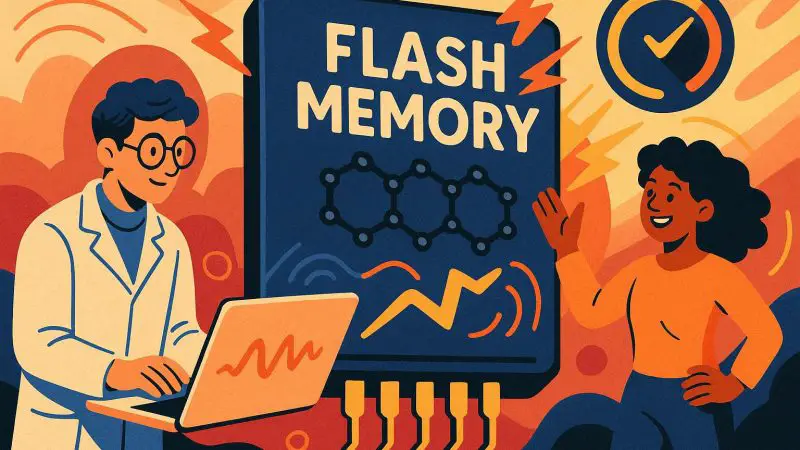 Revolutionary Graphene Flash Memory Achieves 400 Picosecond Writes