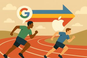 Google Challenges Apple on Search Trends
