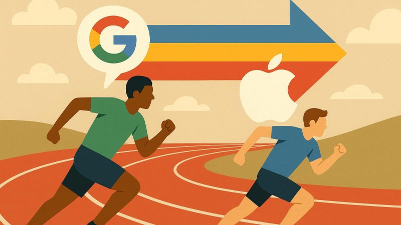 Google Challenges Apple on Search Trends