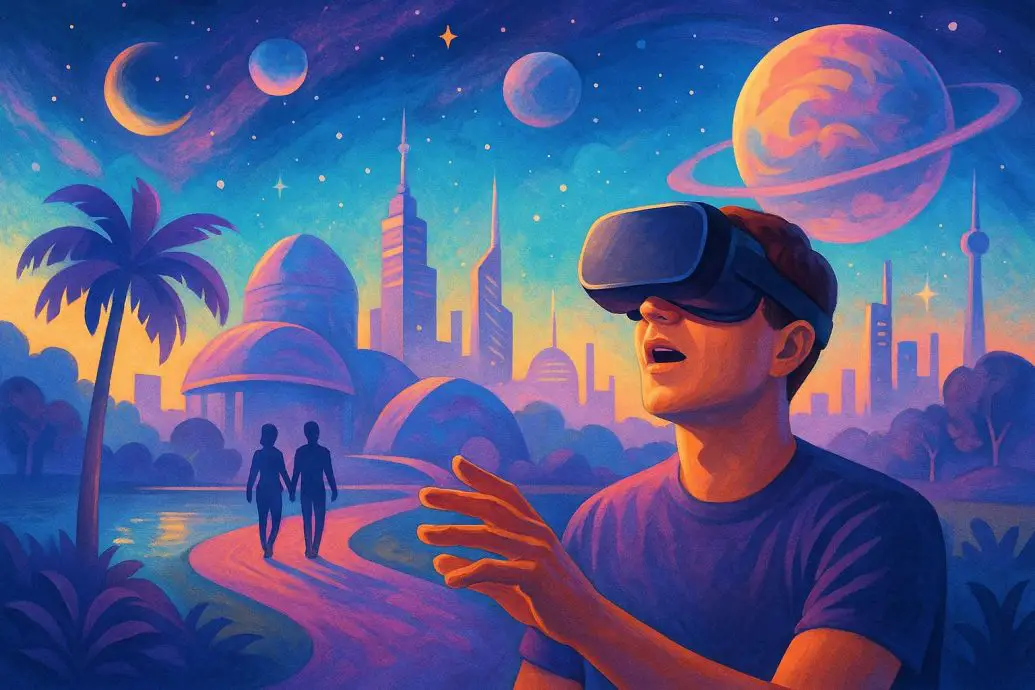 Zuckerberg Reveals Surreal Metaverse Vision