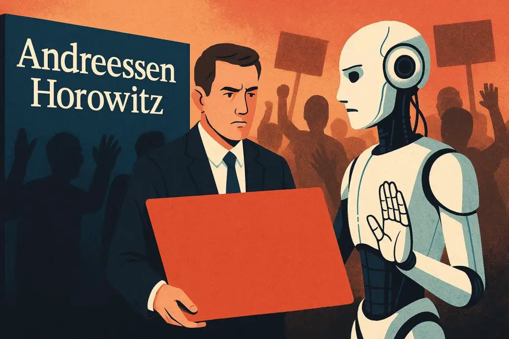 Andreessen Horowitz Backs Controversial AI Startup