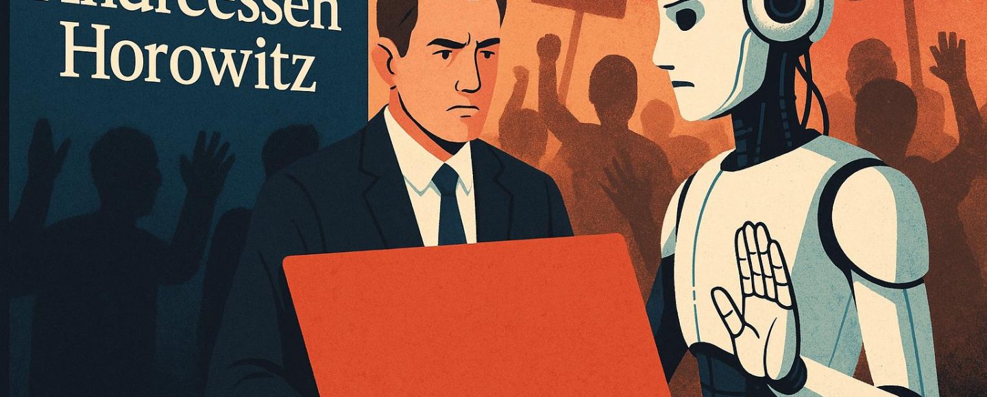 Andreessen Horowitz Backs Controversial AI Startup