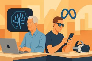 Apple Revamps AI Strategy While Meta Innovates Smart Glasses
