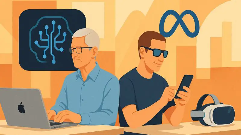 Apple Revamps AI Strategy While Meta Innovates Smart Glasses