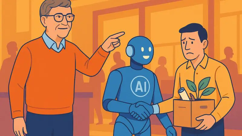 Bill Gates Predicts Job Displacement by AI
