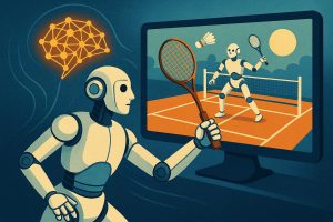 Robot Learns Badminton via AI Simulation