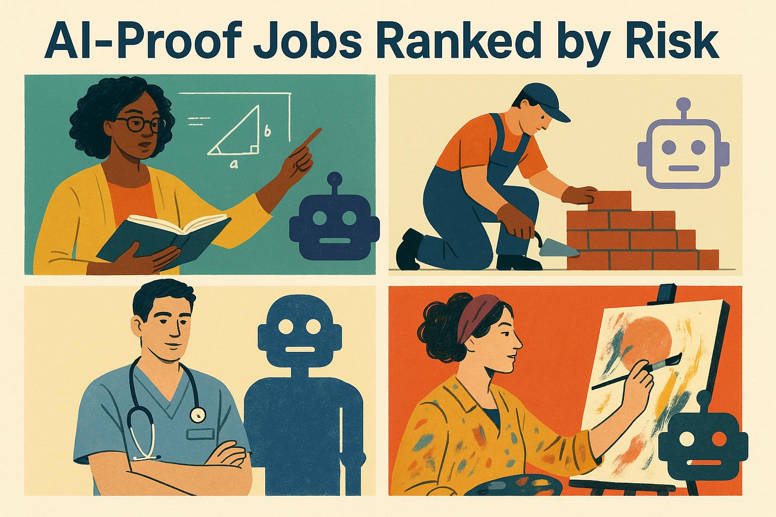 Jobs Most Protected from AI, Ranked by Risk Level