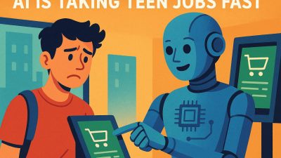 AI Is Taking Teen Jobs Fast