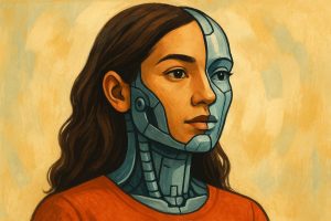 Meet the 20% Robot Woman