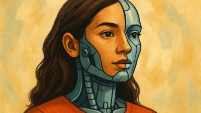 Meet the 20% Robot Woman