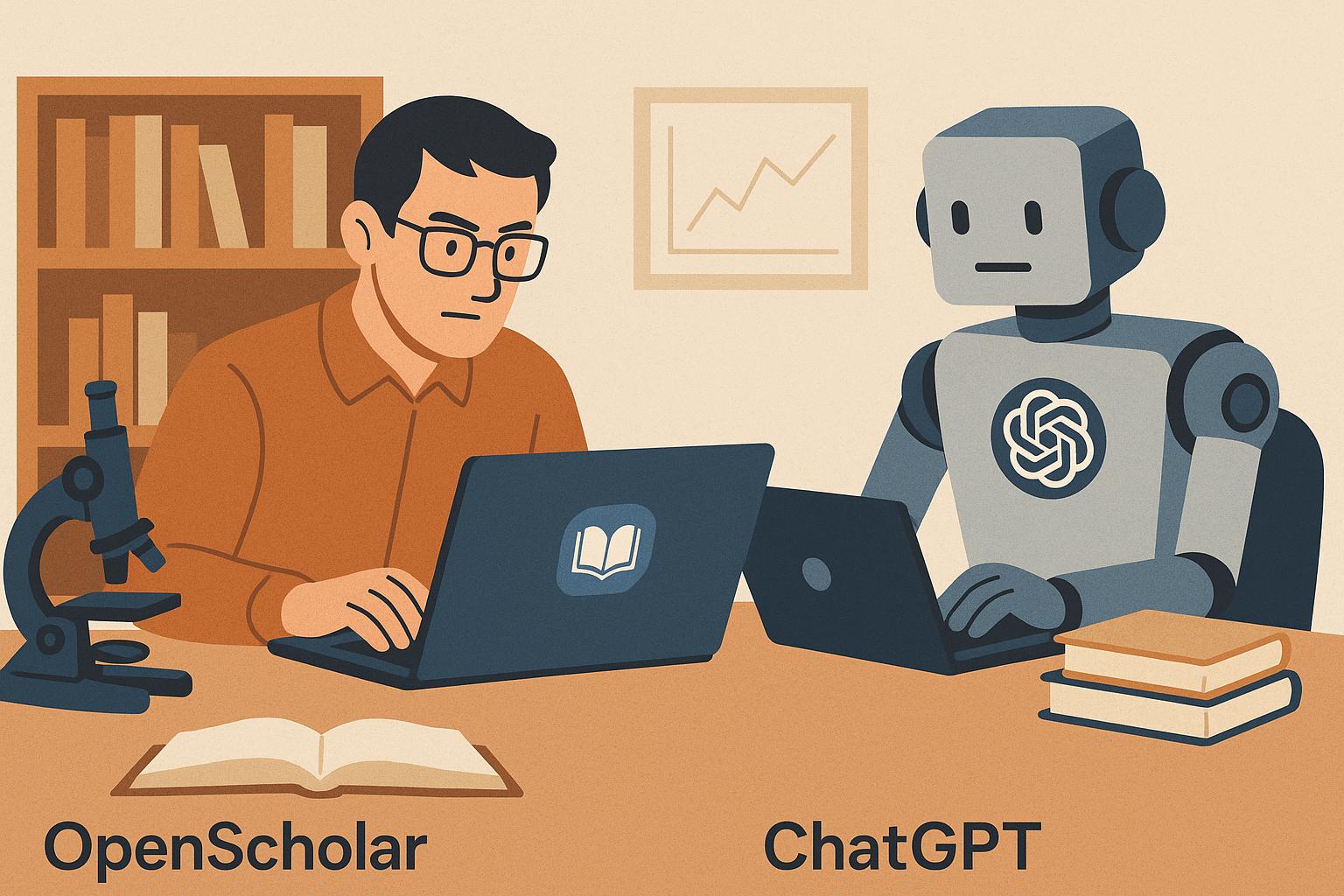 OpenScholar Outperforms ChatGPT in Research