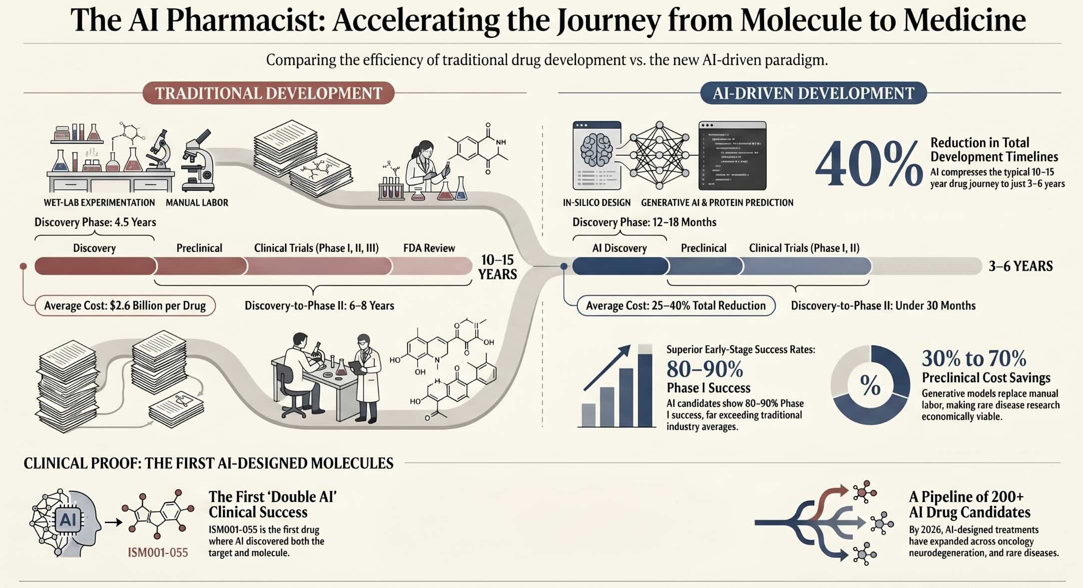 The Dawn of AI-Designed Pharmaceuticals