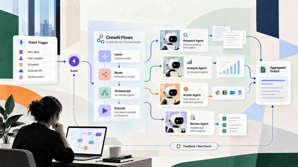 CrewAI Flows Event-Driven Agent Orchestration Explained