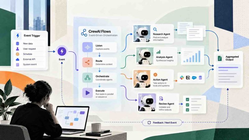 CrewAI Flows Event-Driven Agent Orchestration Explained